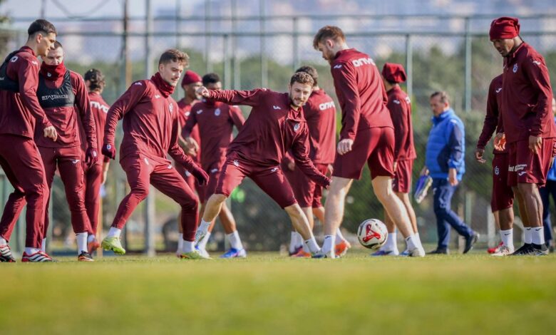 Trabzonspor'da Antalyaspor maçı hazırlıkları- Trabzonspor
