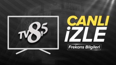 TV 8,5 canlı yayın ve frekans bilgileri 2025- Tv8
