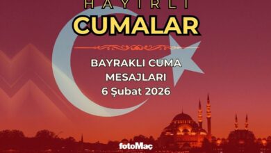 Bayraklı Cuma mesajları | 6 Şubat 2026 resimli, Türk bayraklı Cuma mesajları- Dua