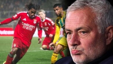 Benfica son dakikalarda galibiyeti kaçırdı! Mourinho hakemin üzerine yürüdü- Trabzonspor