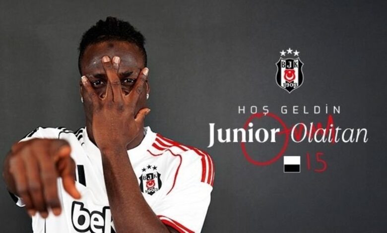 Beşiktaş Junior Olaitan transferini resmen açıkladı! İşte sözleşme detayları- Beşiktaş