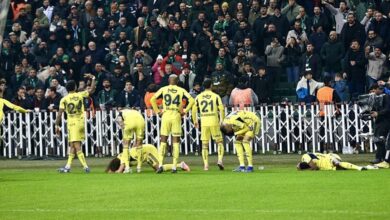 Fenerbahçe'nin golü sonrası ortalık karıştı! Guendouzi yerde kaldı- Trabzonspor