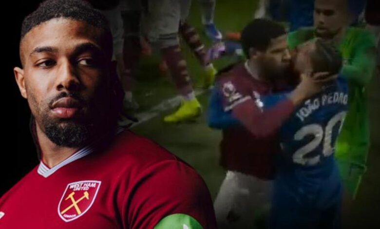 Herkes ağzı açık o anları izledi: Adama Traore, Cucurella'yı saha dışına itti, ortalık karıştı- Trabzonspor