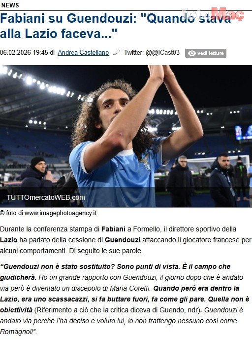 Lazio cephesinden Guendouzi için ağır sözler!- Trabzonspor