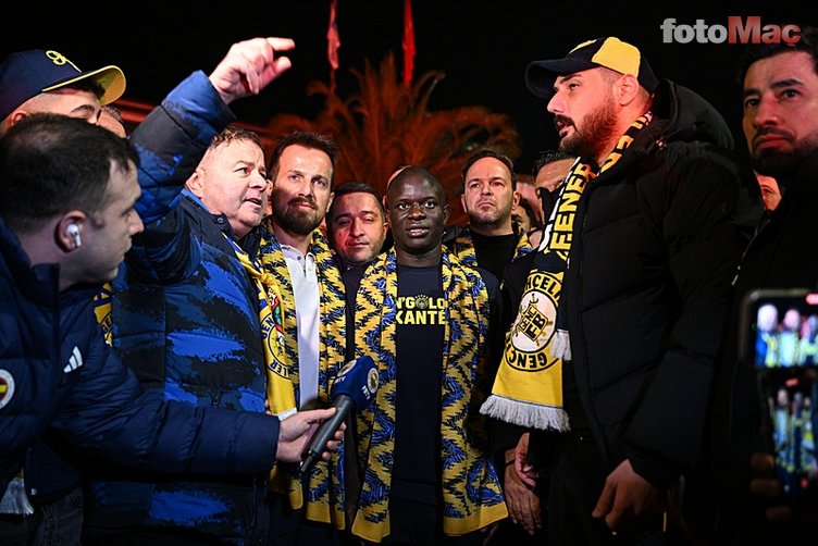 N'Golo Kante Fenerbahçe için İstanbul'a geldi! Taraftar havalimanına akın etti- Trabzonspor