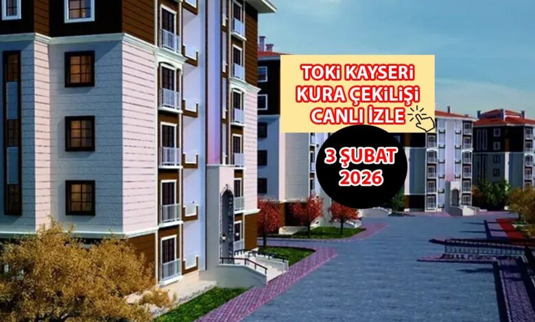 TOKİ Kayseri kura çekimi CANLI İZLE | 2026 Kayseri TOKİ kurası ne zaman, saat kaçta?- Trabzonspor