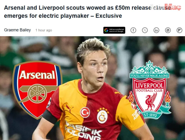 Lille-Galatasaray maçına scout yağmuru! O yıldızın peşindeler